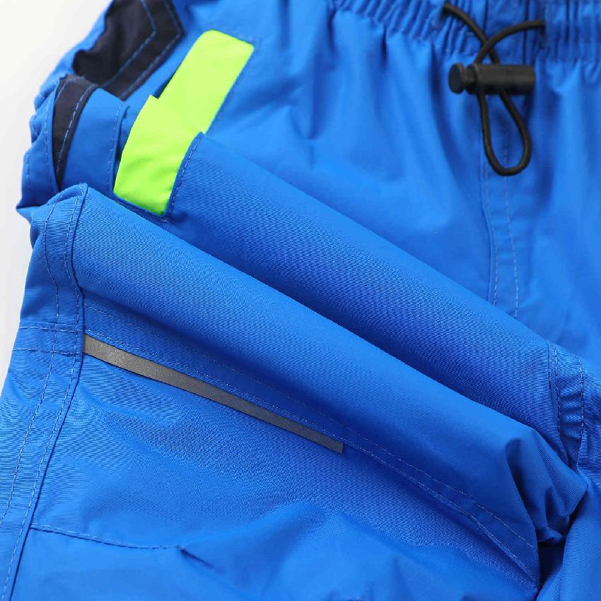 Chlapecké zateplené šusťákové kalhoty KUGO DK7119, tyrkysové