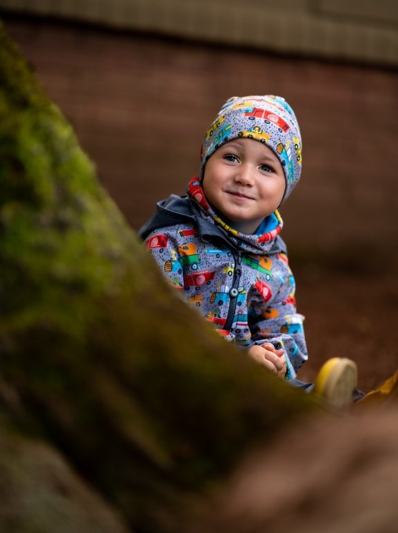 UNUO Dětská fleecová čepice Sport, ZOO na výletě