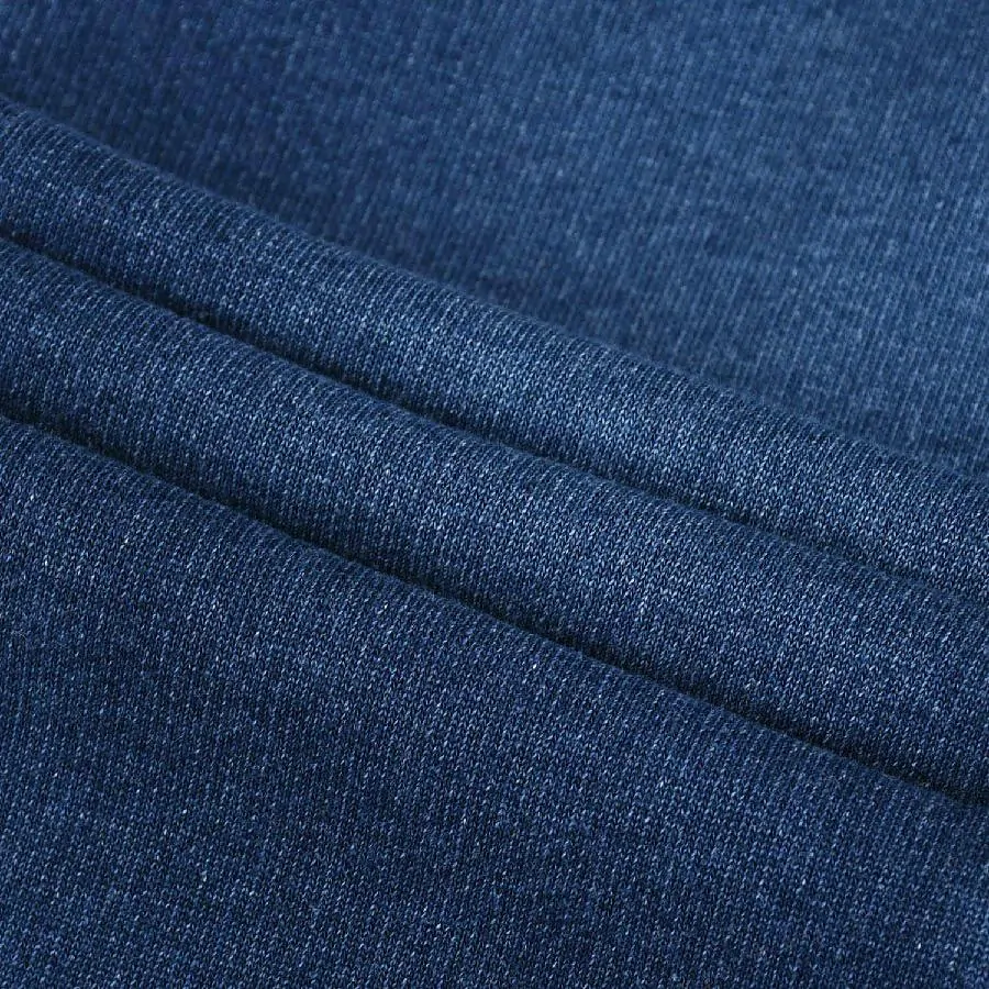 Chlapecké riflové tepláky - kalhoty Kugo TM8259, modré / modrý zip