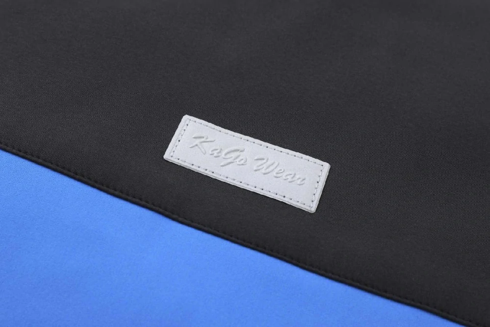 Chlapecká softshellová bunda zateplená Kugo HK5603 modrá / černá