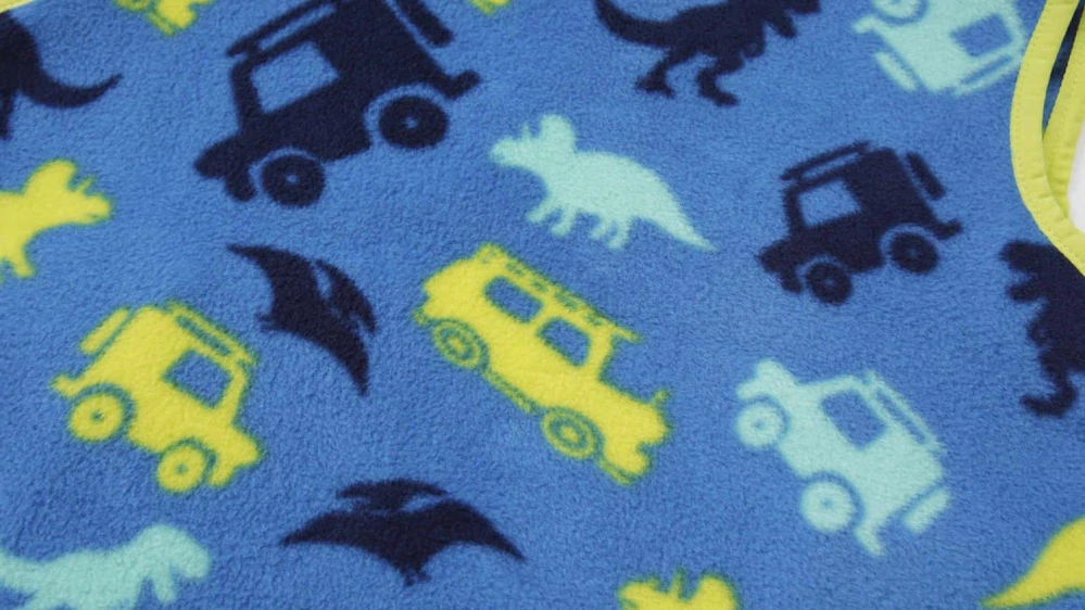 Chlapecká vesta flísová Kugo FM9702 světle modrá