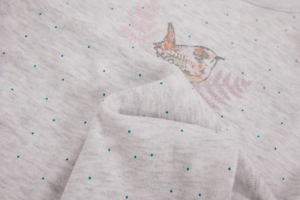 Dívčí spodní tílko Wolf S2461 světle šedý melír