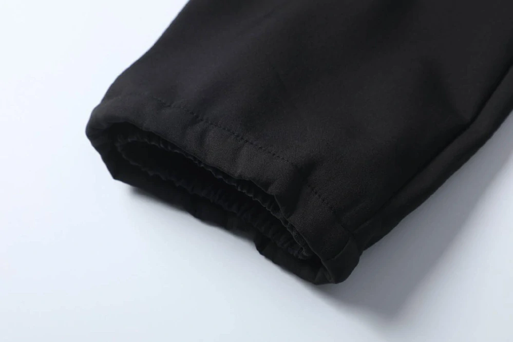 Dívčí sofshellové kalhoty zateplené Kugo HK9787 černá / růžový zip