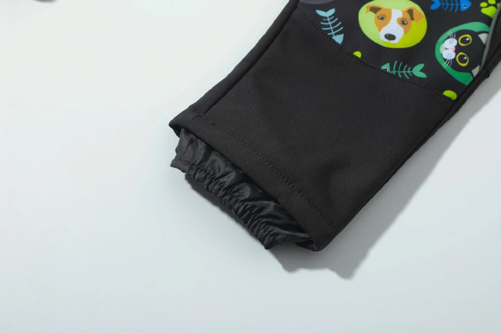 Chlapecké softshellové kalhoty zateplené Kugo HK5050 černé