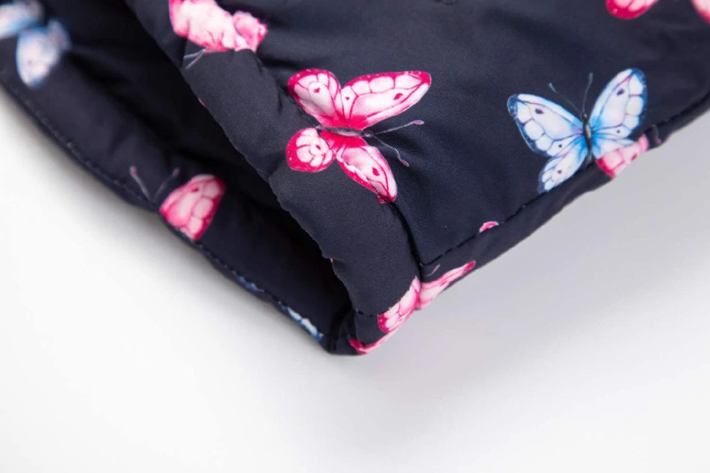 Dívčí zimní bunda Kugo KB2339 tmavě modrá