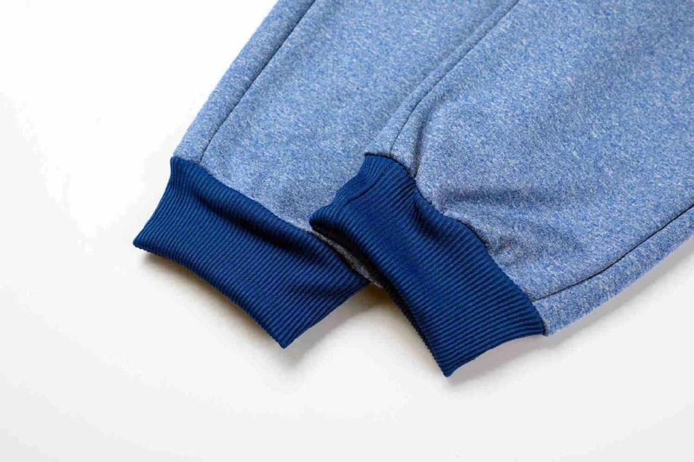 Teplé softshellové tepláky chlapecké Kugo GK8639 modré