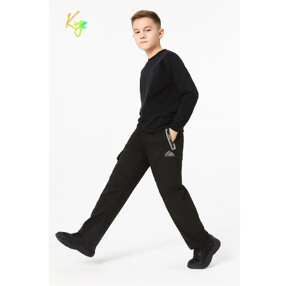 Dětské softshellové kalhoty zateplené Kugo HK5066 šedé