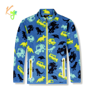 Chlapecká flísová mikina Kugo FM9711, světle modrá