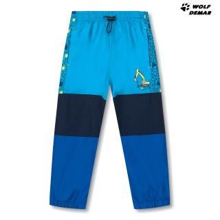 Zateplené šusťákové kalhoty KUGO K6970 tyrkysové