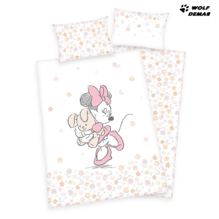 Povlečení do postýlky Minnie jaro 100x135 + 40x60 cm