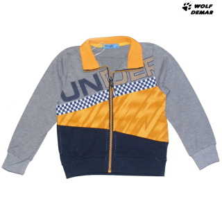 Chlapecká mikina KUGO ML7200 šedá