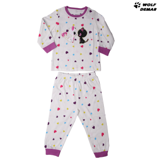 Dívčí pyžamo WOLF S2151 bílé