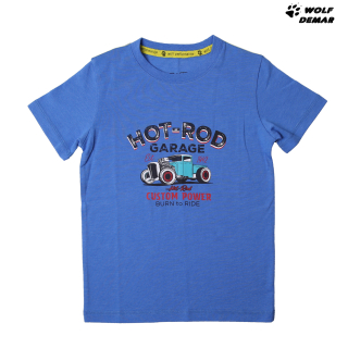 Chlapecké tričko kr.r. WOLF S2101B tm. modré