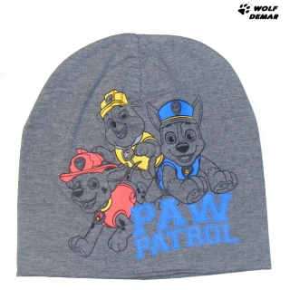 Chlapecká čepice SETINO 771-966 Tlapková patrola tm. šedá