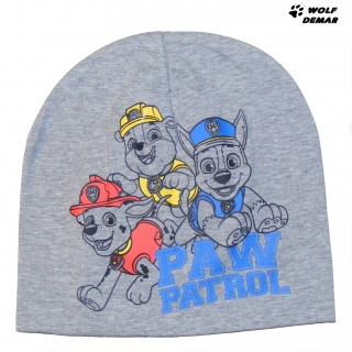 Chlapecká čepice SETINO 771-966 Tlapková patrola sv. šedá