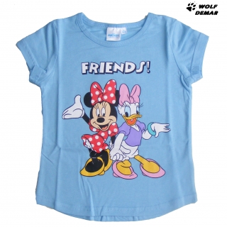Dívčí tričko SETINO 209 Minnie a Daisy modré
