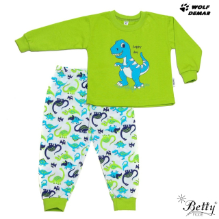 Chlapecké pyžamo BETTY MODE Dinosaurus zelené