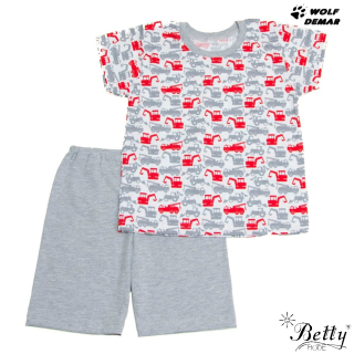 Chlapecké letní pyžamo BETTY MODE Stroje