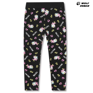 Dívčí legíny KUGO KK9886 černé