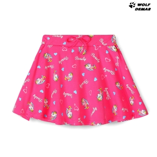 Dívčí sukně KUGO HS0629 tm. růžová