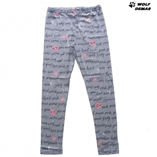 Dívčí legíny KUGO FL6525 šedé