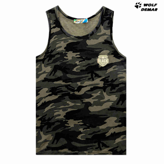 Maskáčové tílko KUGO ML1228 tm. zelené, vel. 134-164