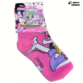 Dívčí ponožky SETINO Minnie Mouse, vzor 3