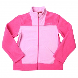 Dívčí fleecová mikina WOLF B2144 růžová