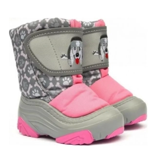 Dětská zimní sněhule DEMAR DOGGY LIGHT 4026 NA růžové