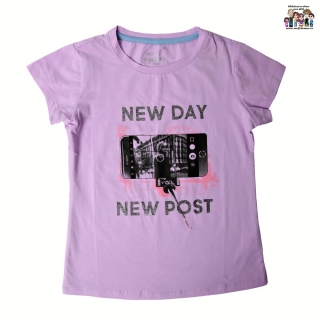 Dívčí tričko WOLF S2212B fialové