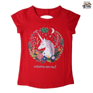 Dívčí tričko WOLF S2210B červené