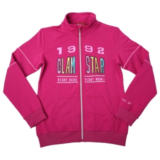 Dívčí bavlněná mikina WOLF M2252 růžová