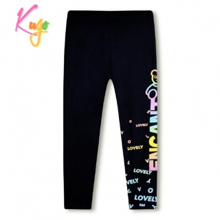 Dívčí legíny KUGO WL0901, černé