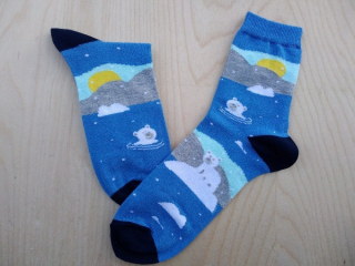 Chlapecké ponožky TREPON Míša, modré