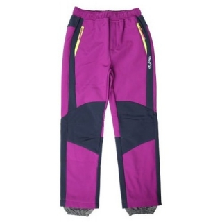Softshellové kalhoty s fleecem WOLF B2296, fialové