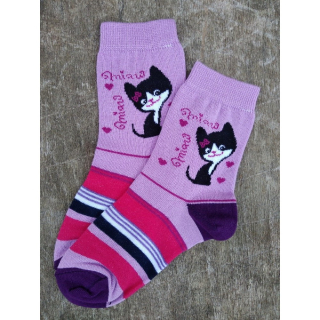 Dívčí ponožky TREPON Minda, fialové