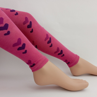 Dívčí punčochové legíny TREPON Evelínka, růžové