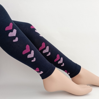 Dívčí punčochové legíny TREPON Evelínka, tmavě modré