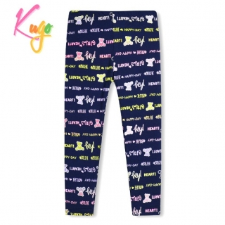 Dívčí legíny Kugo SL0390, tmavě modré