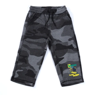 Dětské chlapecké 3/4 tepláky Wolf T2841 šedé