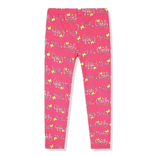 Dívčí legíny KUGO FL6741, růžové