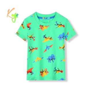 Chlapecké tričko kr.r. KUGO HC9279, zelenkavé