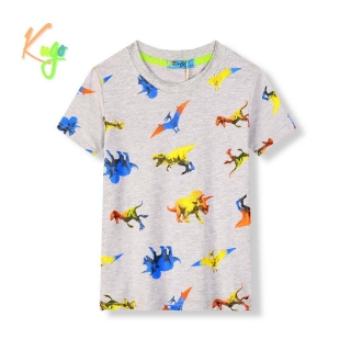 Chlapecké tričko kr.r. KUGO HC9279, šedý melír