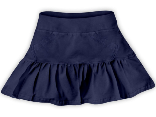 Dětská dívčí bavlněná sukně Jožánek tm. modrá