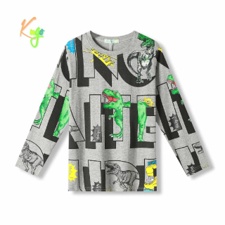 Chlapecké tričko dl.r. KUGO GC8678, šedé