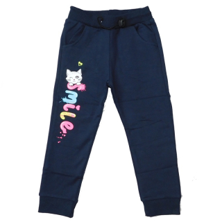 Dívčí tepláky KUGO WT0867, tmavě modré