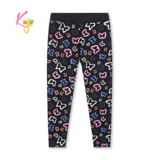 Dívčí zateplené legíny KUGO YL1041, černé