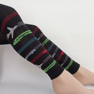 Chlapecké punčochové legíny TREPON Cestovatel, černé