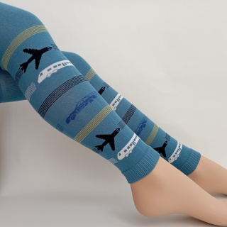 Chlapecké punčochové legíny TREPON Cestovatel, petrolejové