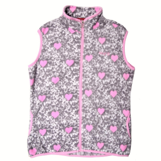 Dívčí flísová vesta WOLF B2343, šedá